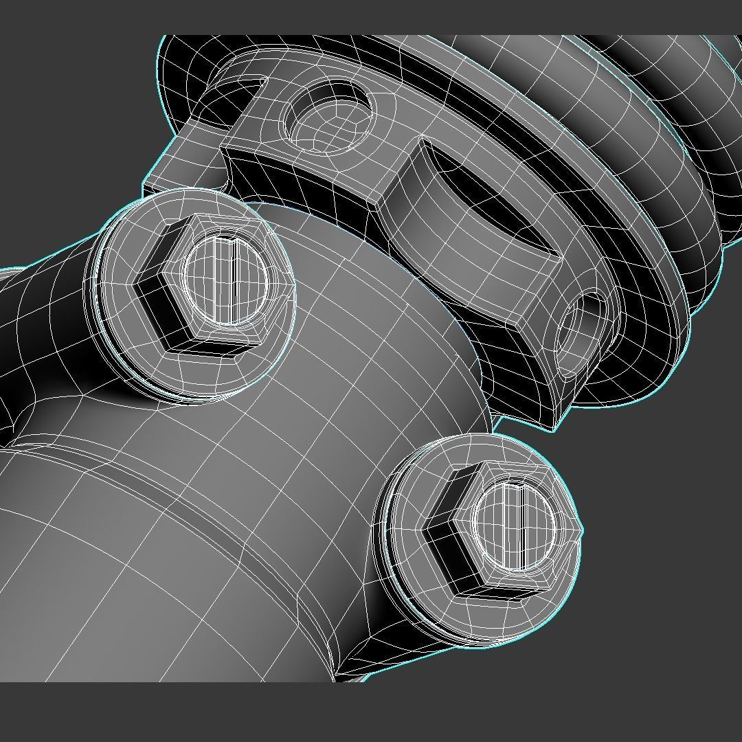 Subdivision-Ready Mechanical Details Kit-Bash 3D model_54
