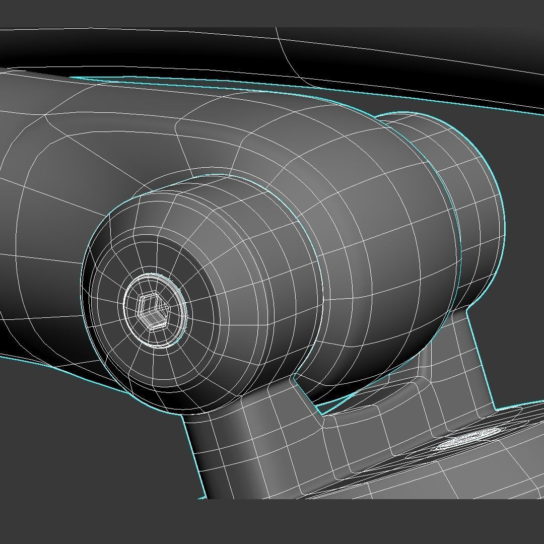 Subdivision-Ready Mechanical Details Kit-Bash 3D model_48