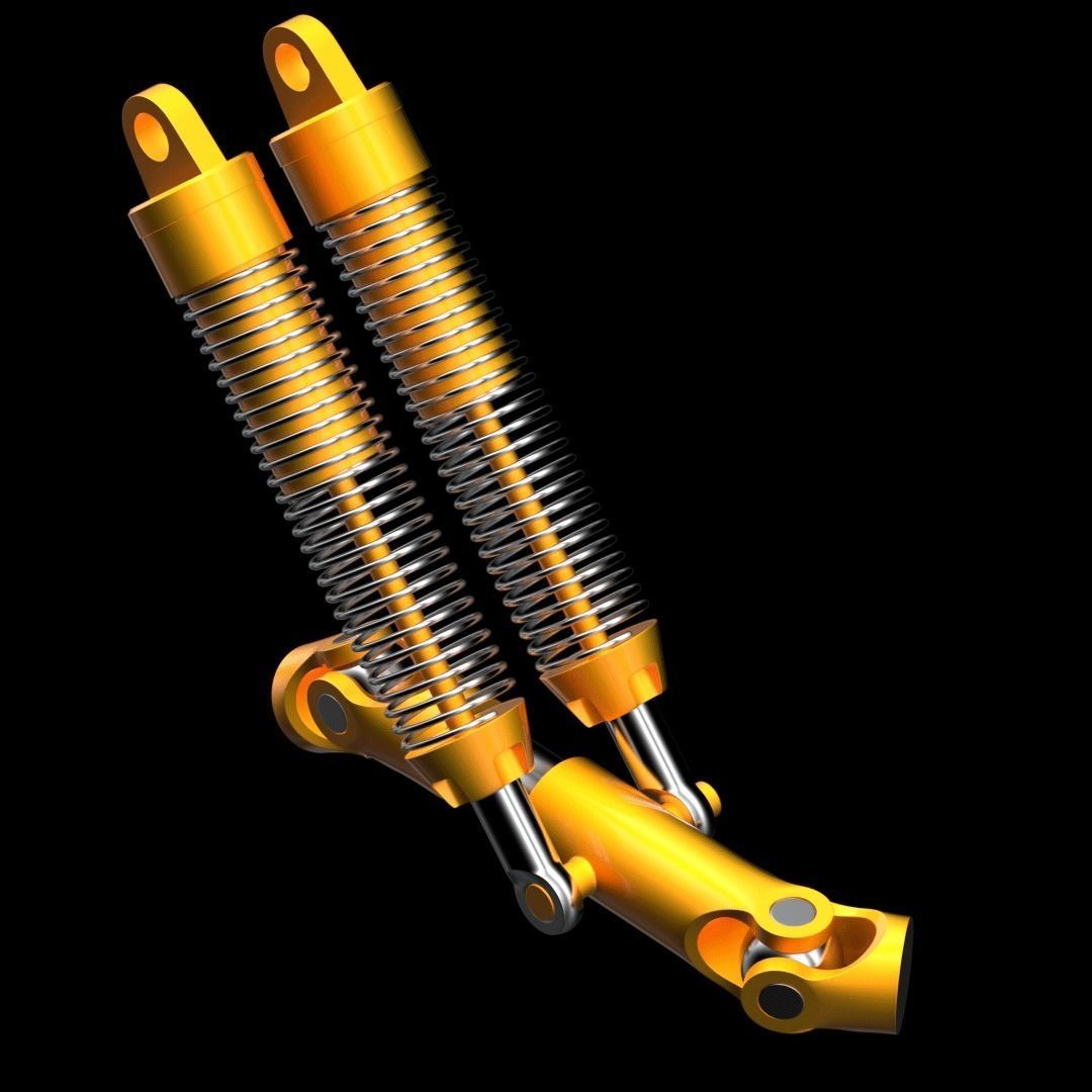 Subdivision-Ready Mechanical Details Kit-Bash 3D model_6