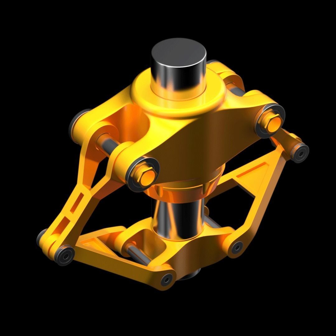 Subdivision-Ready Mechanical Details Kit-Bash 3D model_14