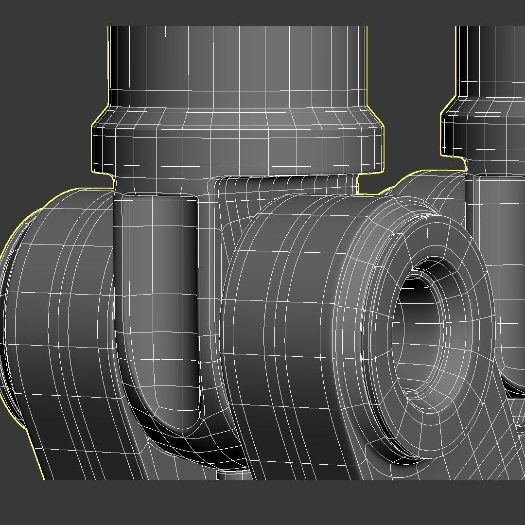 Subdivision-Ready Mechanical Details Kit-Bash 3D model_44
