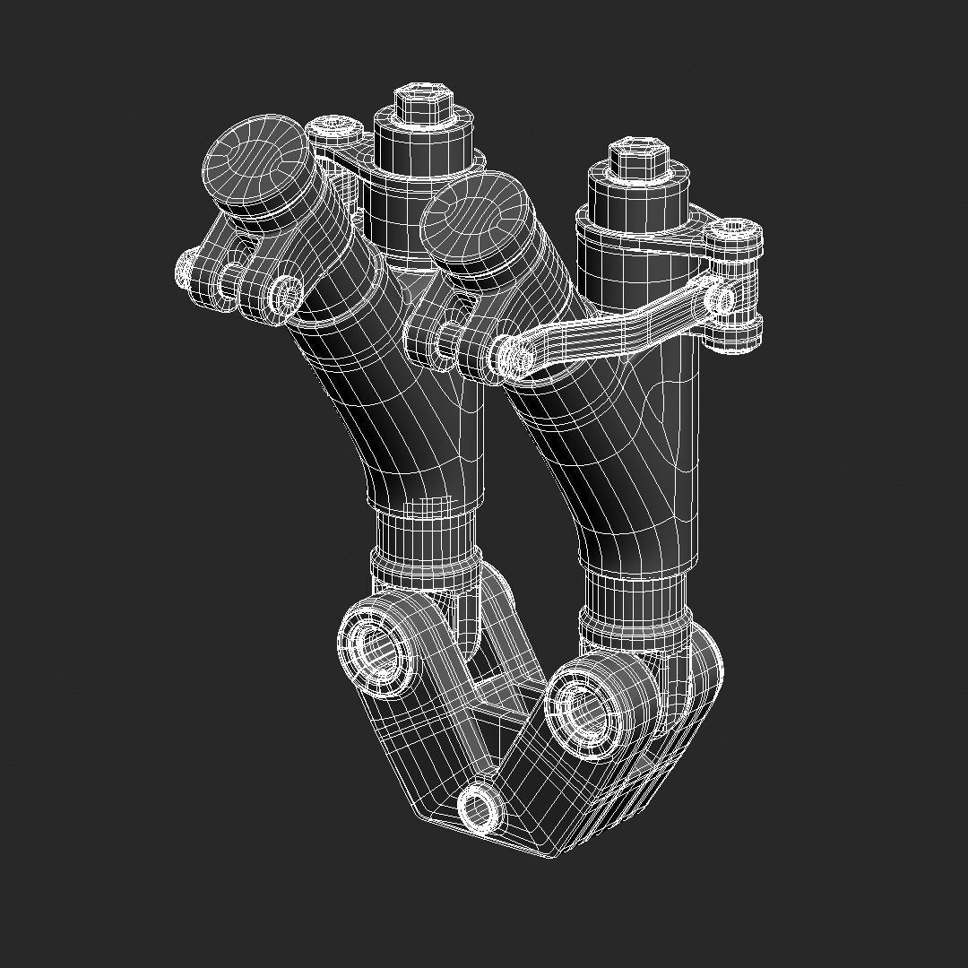 Subdivision-Ready Mechanical Details Kit-Bash 3D model_17