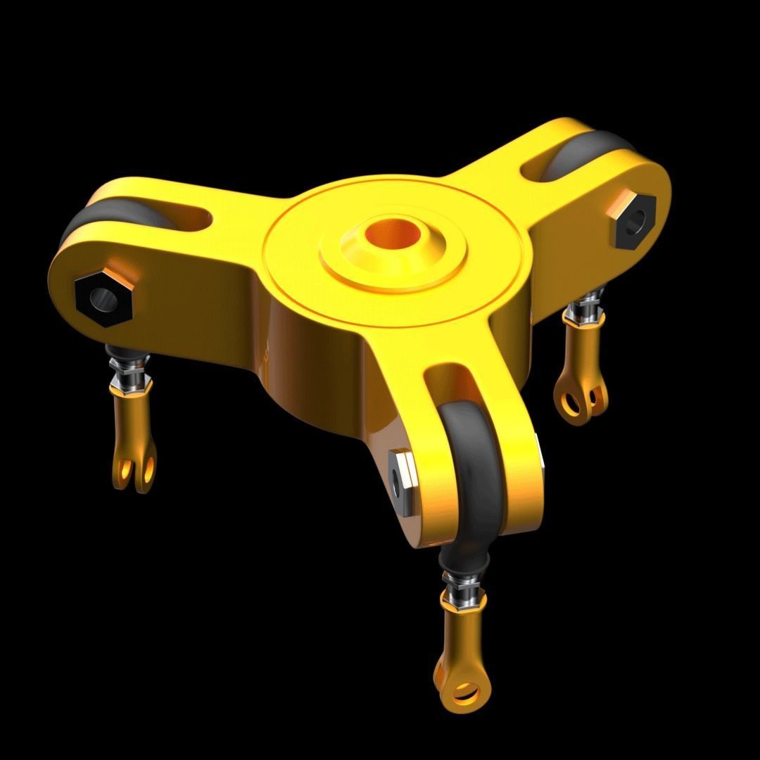 Subdivision-Ready Mechanical Details Kit-Bash 3D model_12