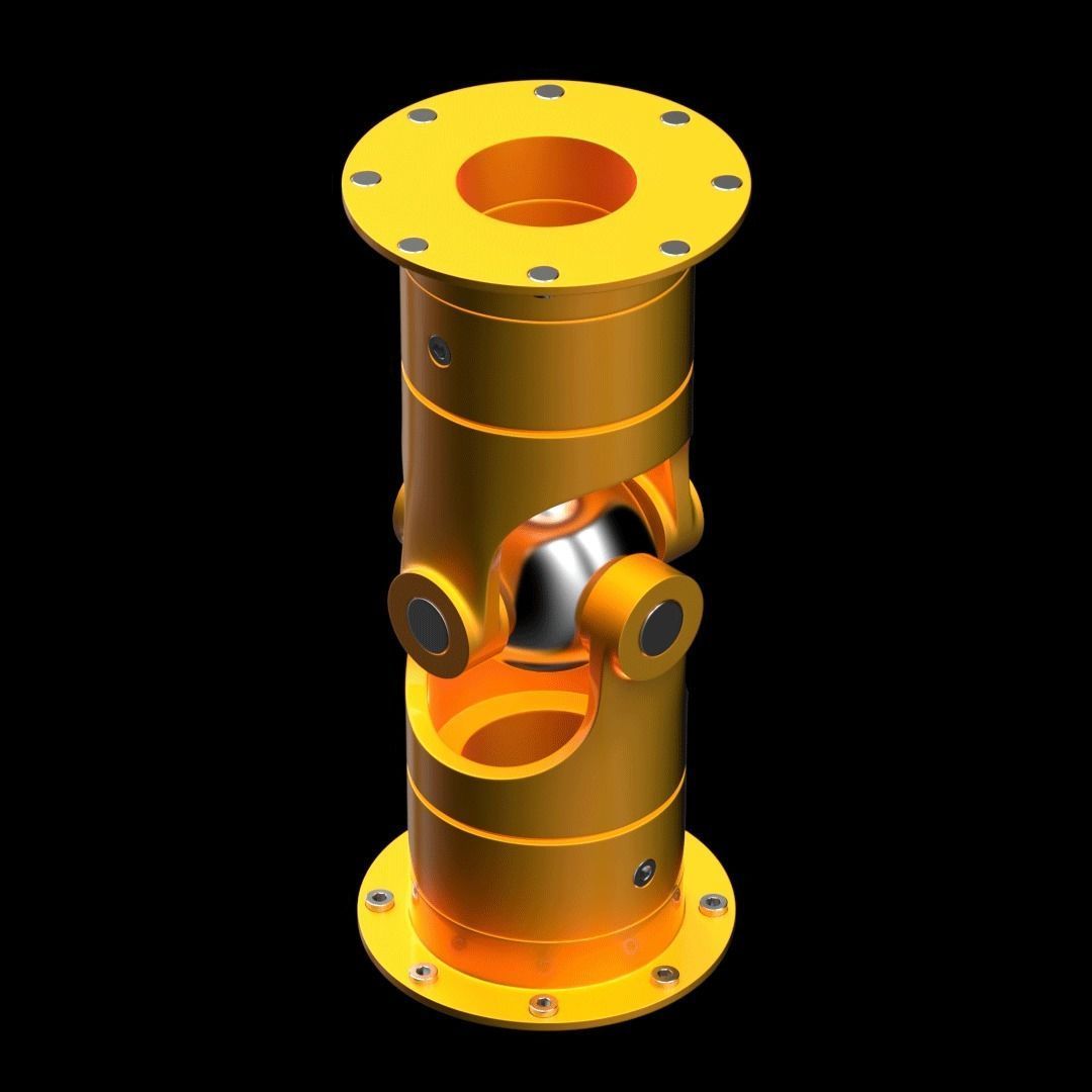 Subdivision-Ready Mechanical Details Kit-Bash 3D model_38