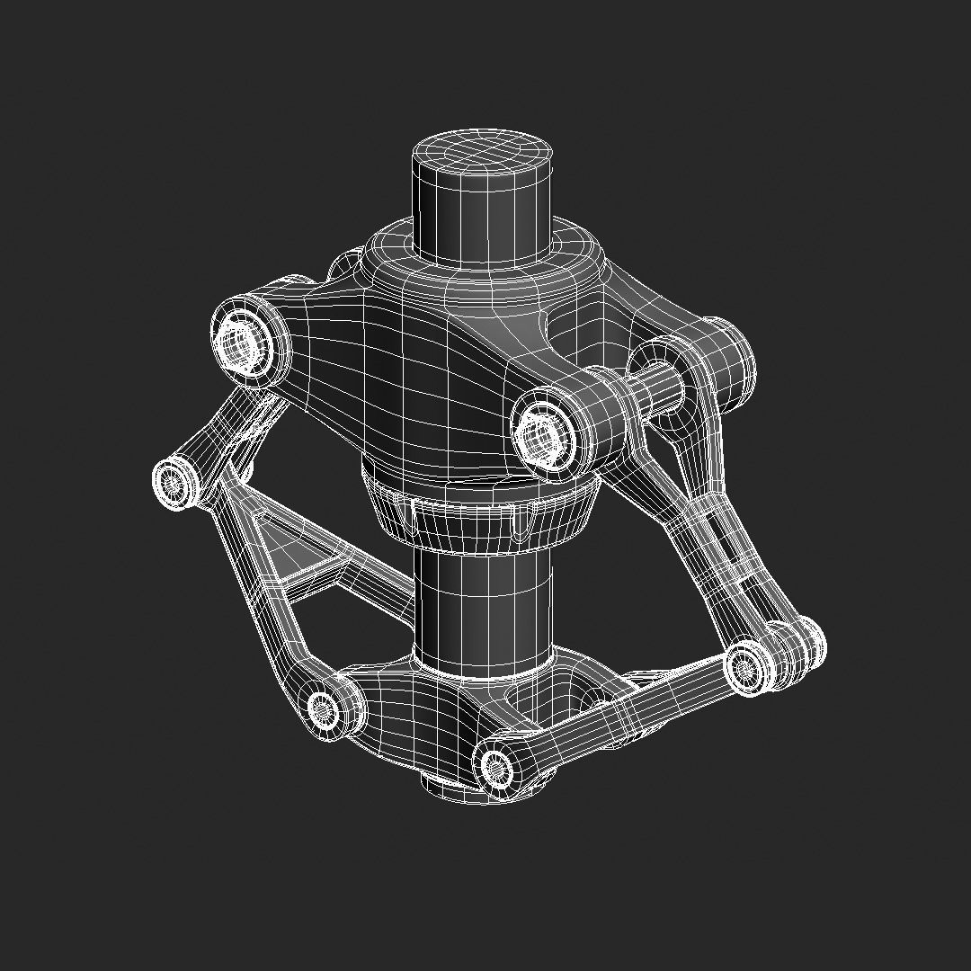 Subdivision-Ready Mechanical Details Kit-Bash 3D model_15