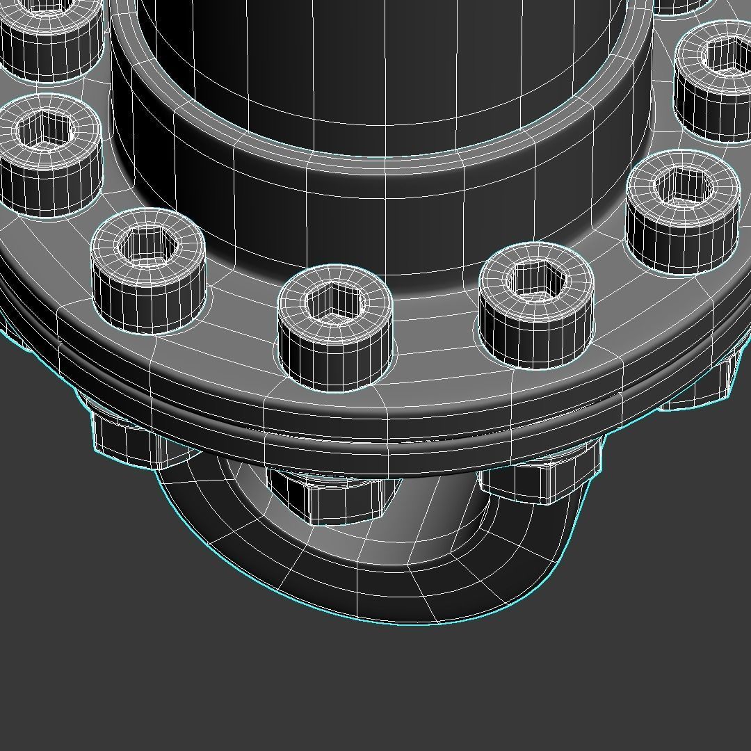 Subdivision-Ready Mechanical Details Kit-Bash 3D model_56