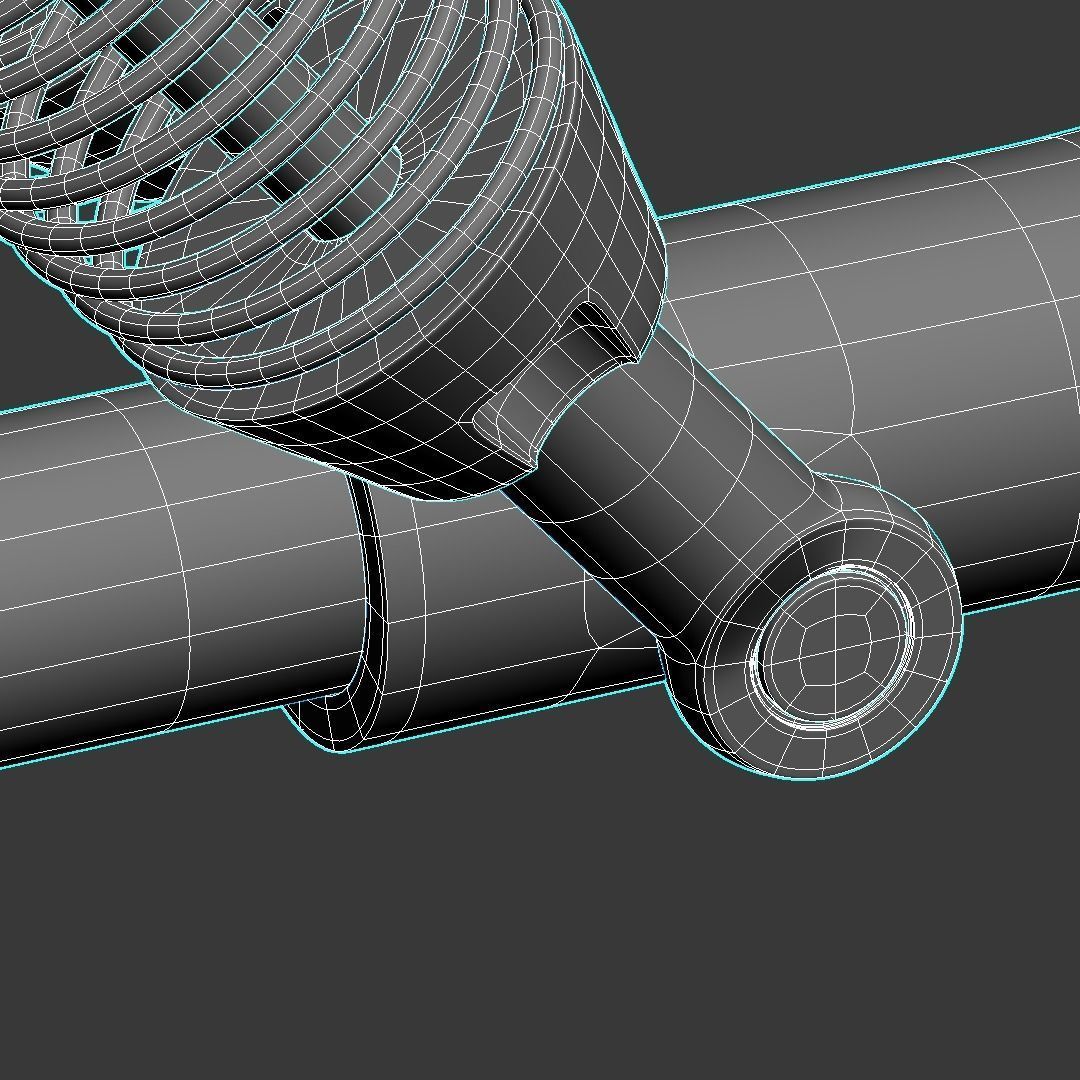 Subdivision-Ready Mechanical Details Kit-Bash 3D model_45