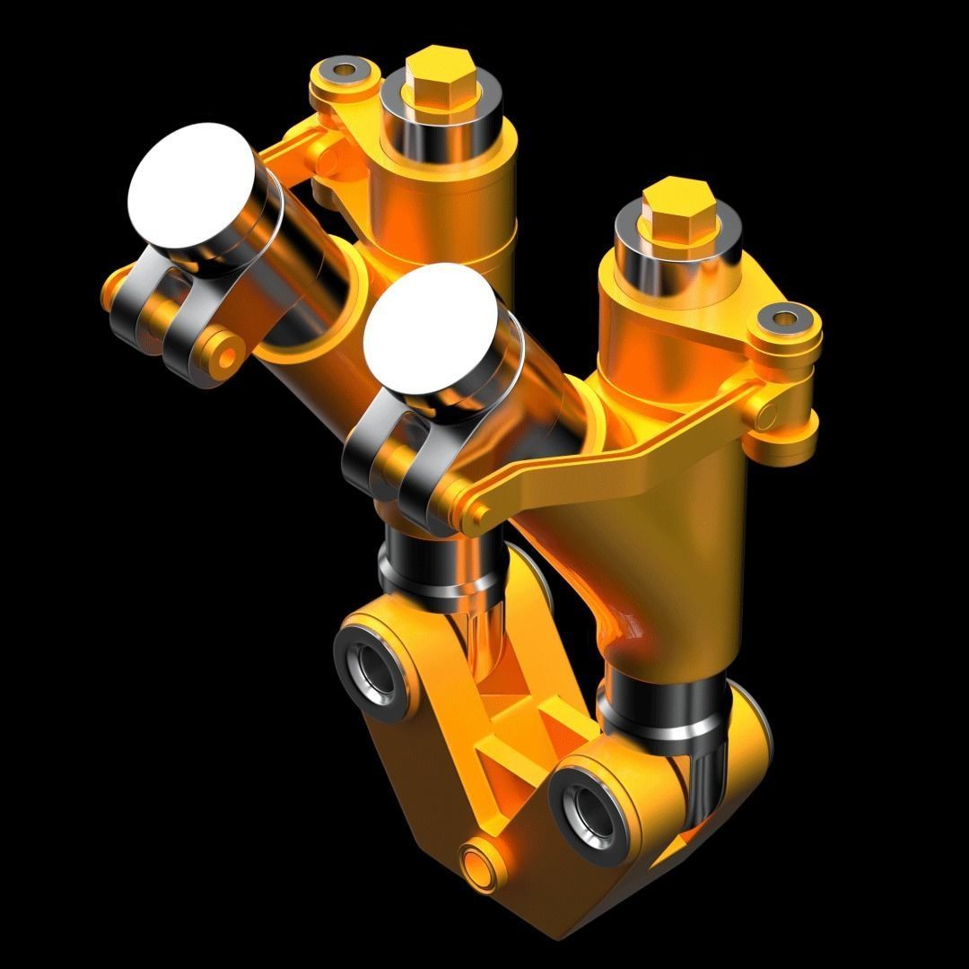 Subdivision-Ready Mechanical Details Kit-Bash 3D model_16