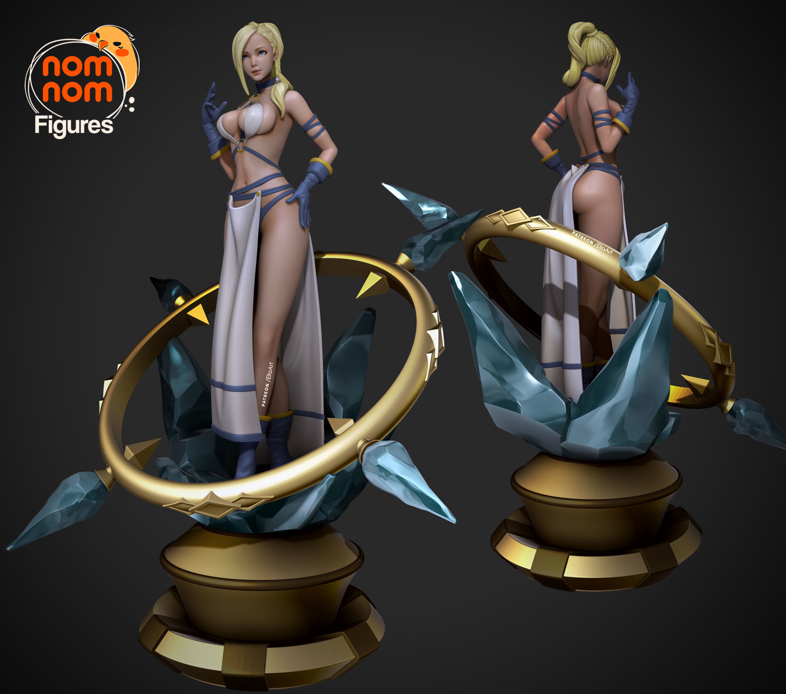 Minfilia Warde - Version 1 and 2 - Final Fantasy XIV 3D print model_1
