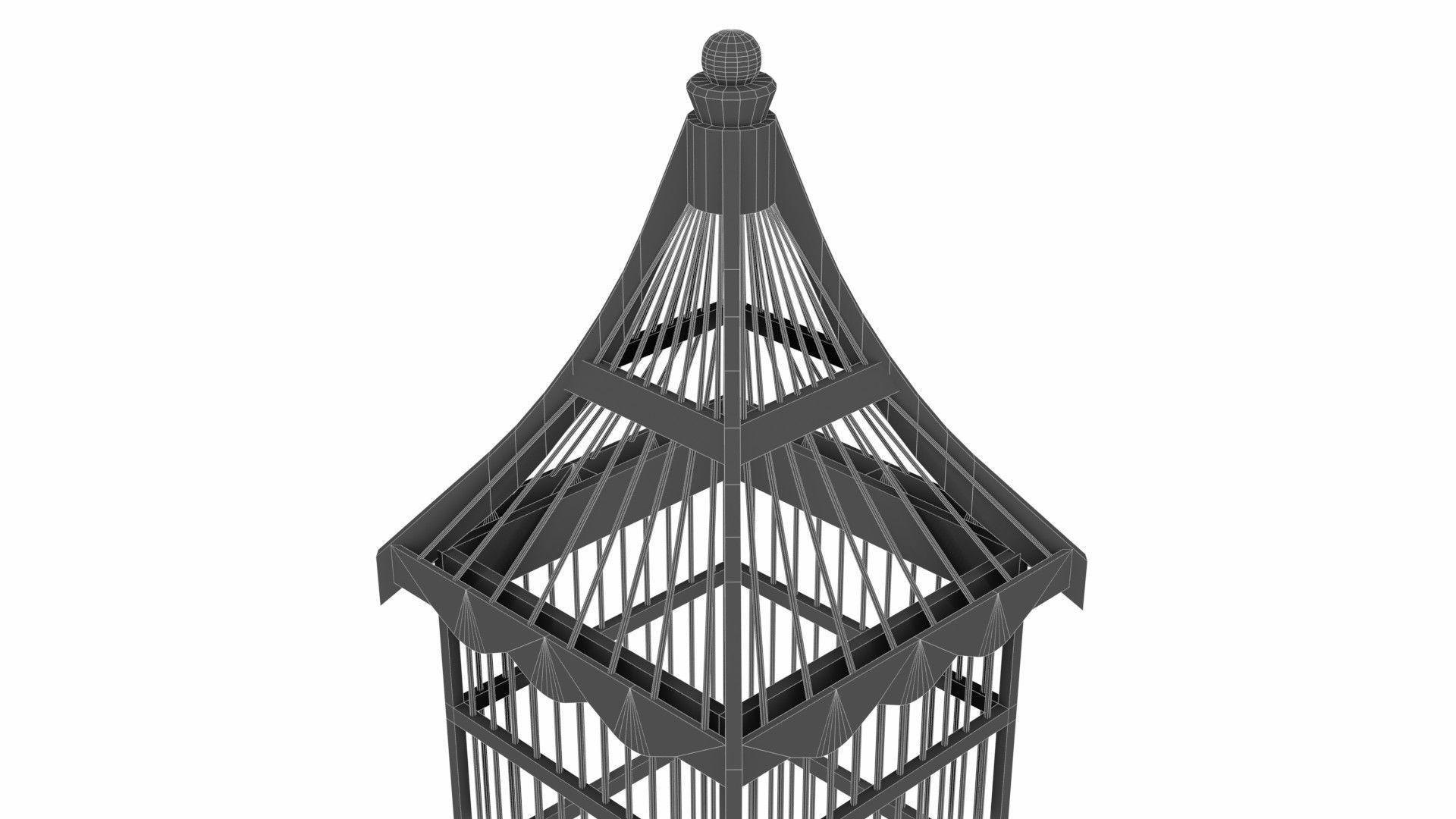 Old bird-cage 3D model_26