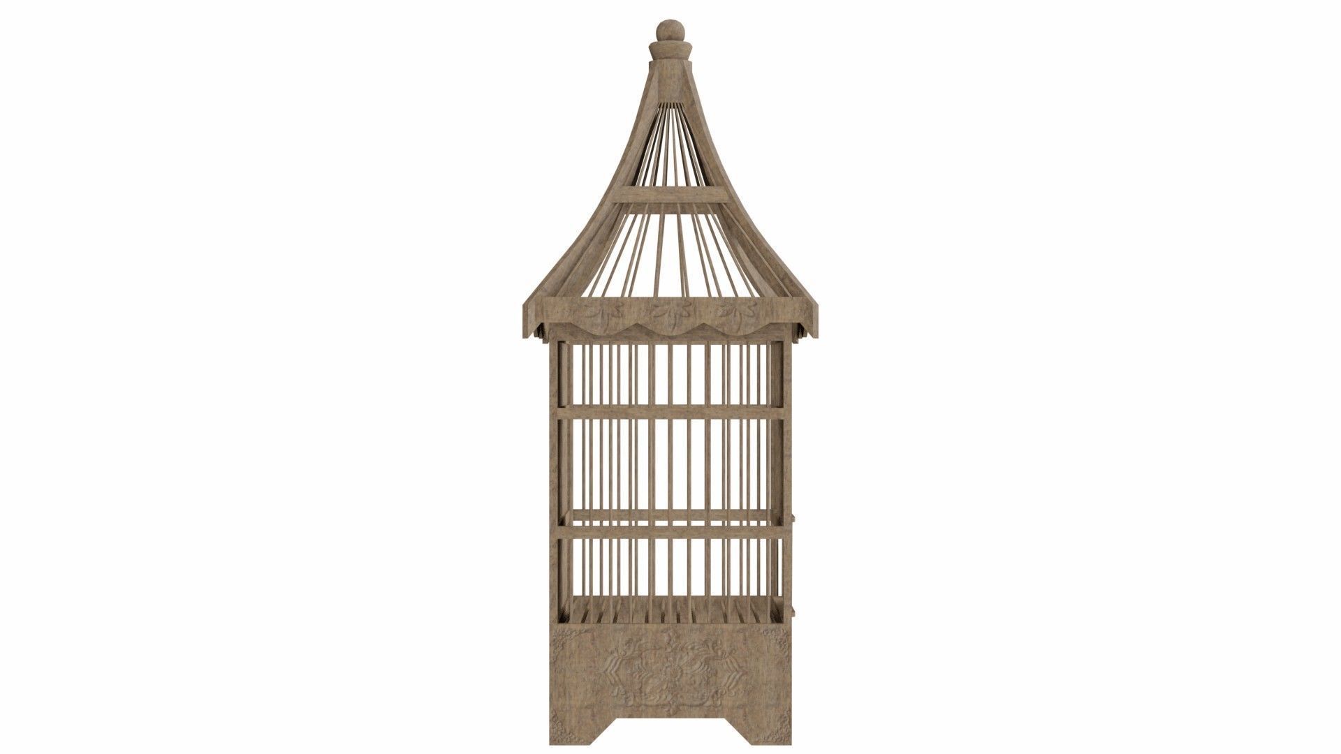 Old bird-cage 3D model_21