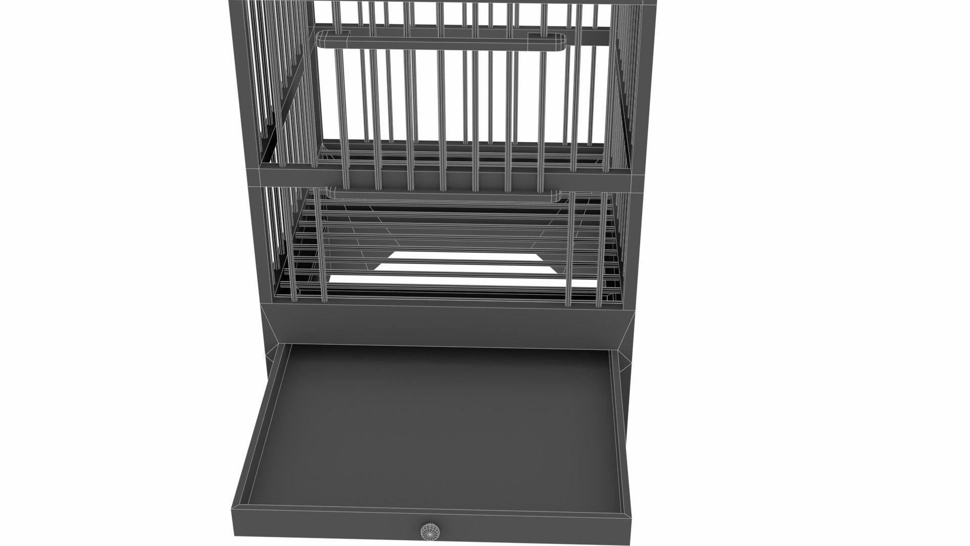 Old bird-cage 3D model_29