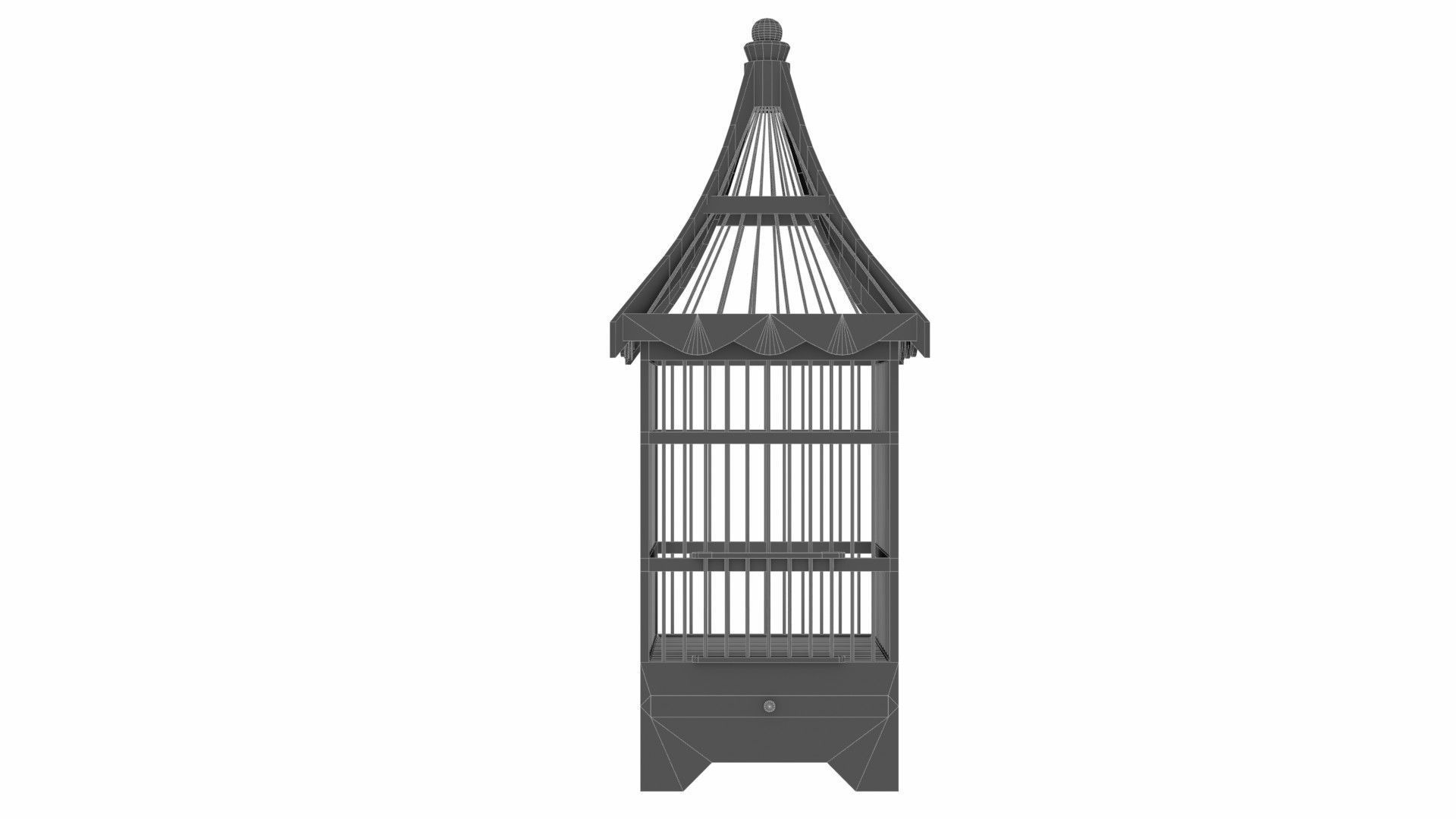 Old bird-cage 3D model_24