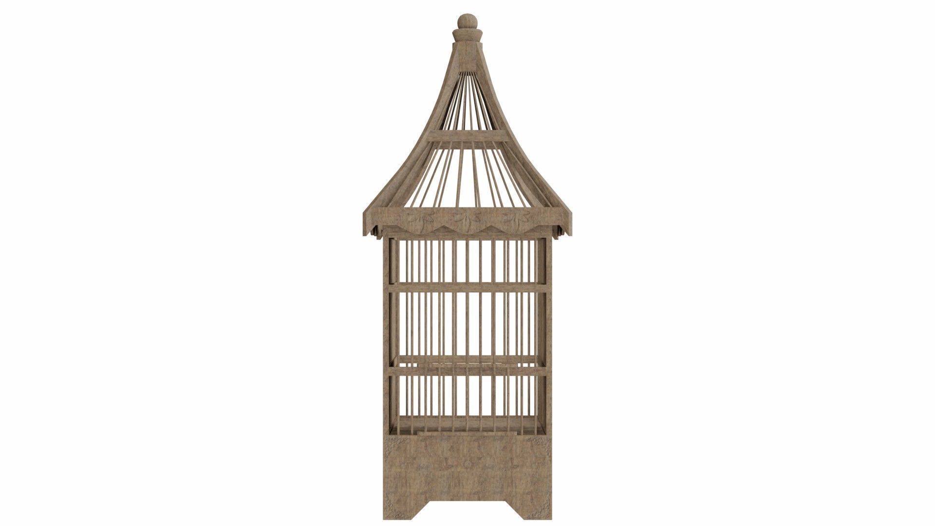 Old bird-cage 3D model_20