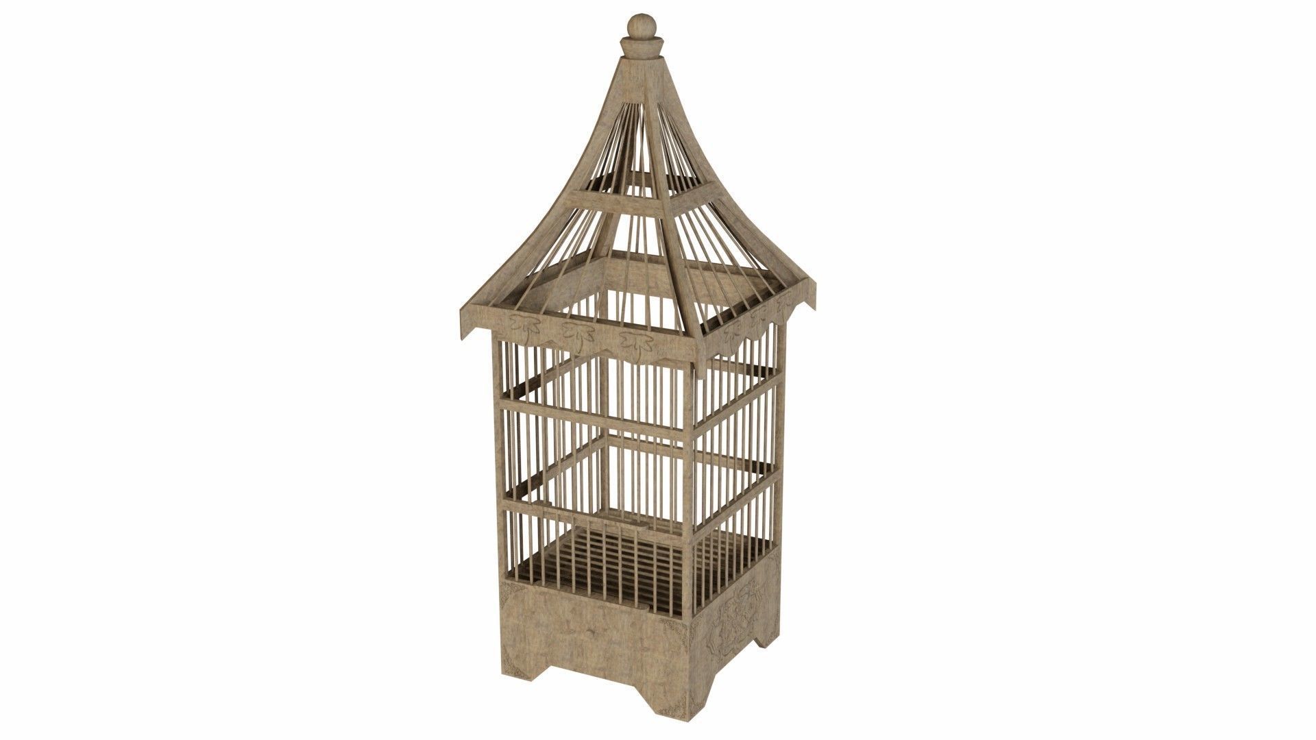 Old bird-cage 3D model_18