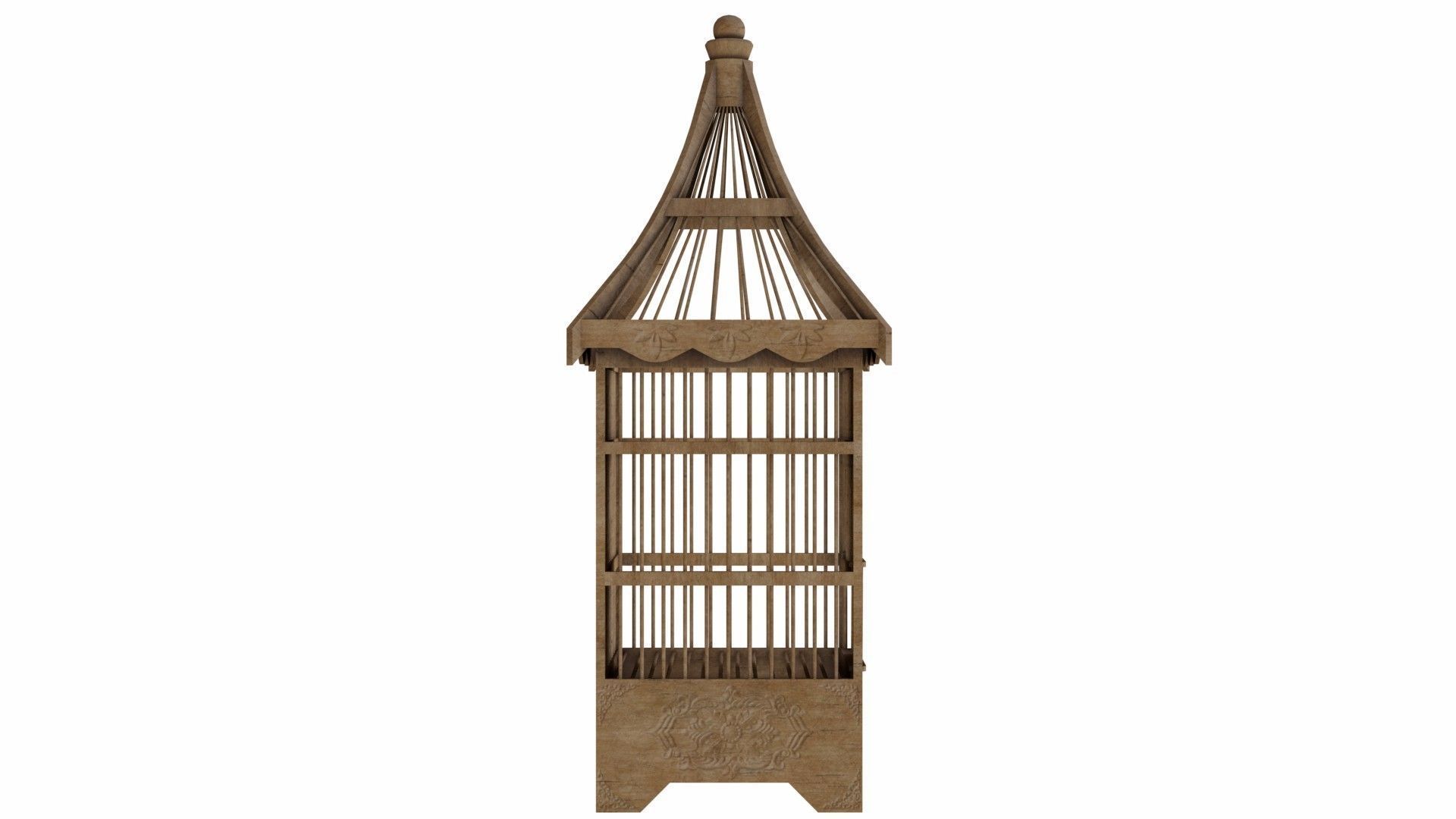 Old bird-cage 3D model_15