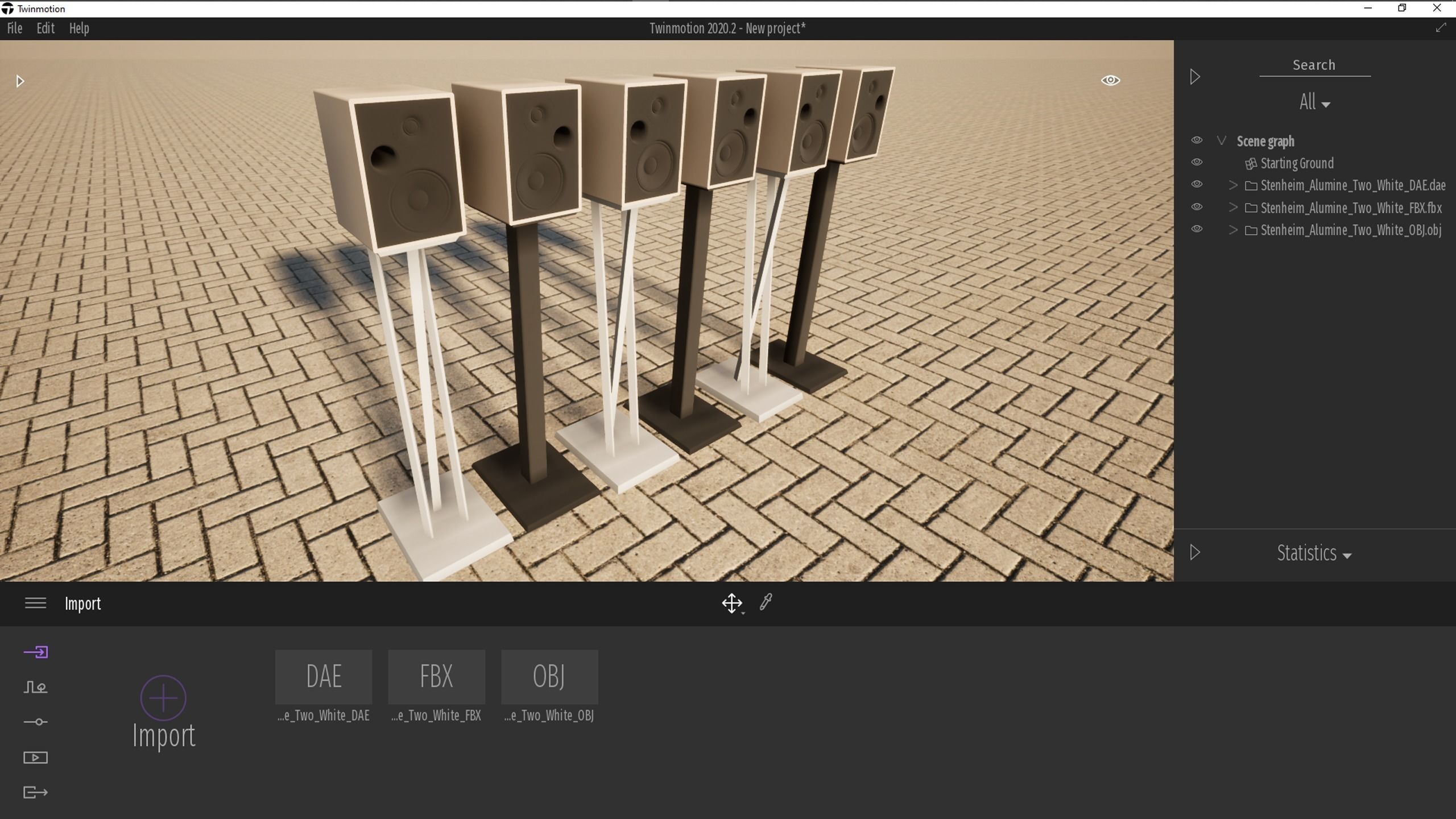STENHEIM Alumine Two - with Stands 3D model_13