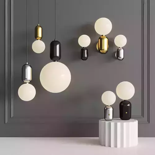 Parachilna Aballs Lamp Set 3D model
