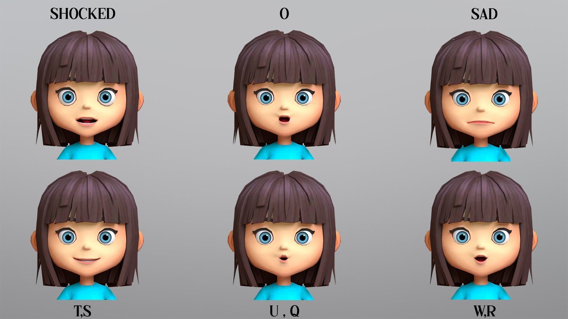 Cartoon Character 3D Model Collection_16