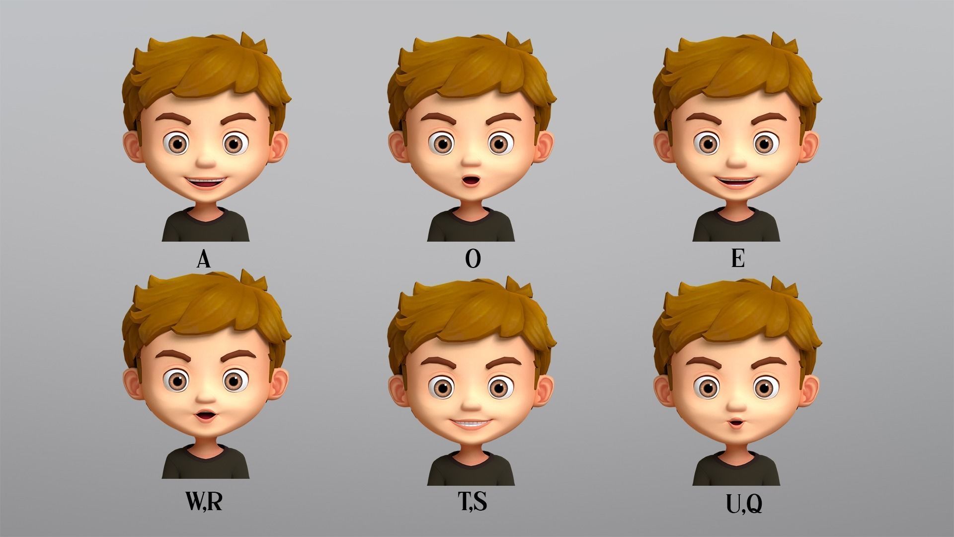 Cartoon Character 3D Model Collection_10