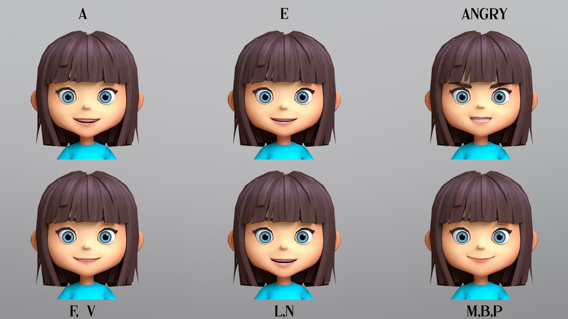 Cartoon Character 3D Model Collection_15