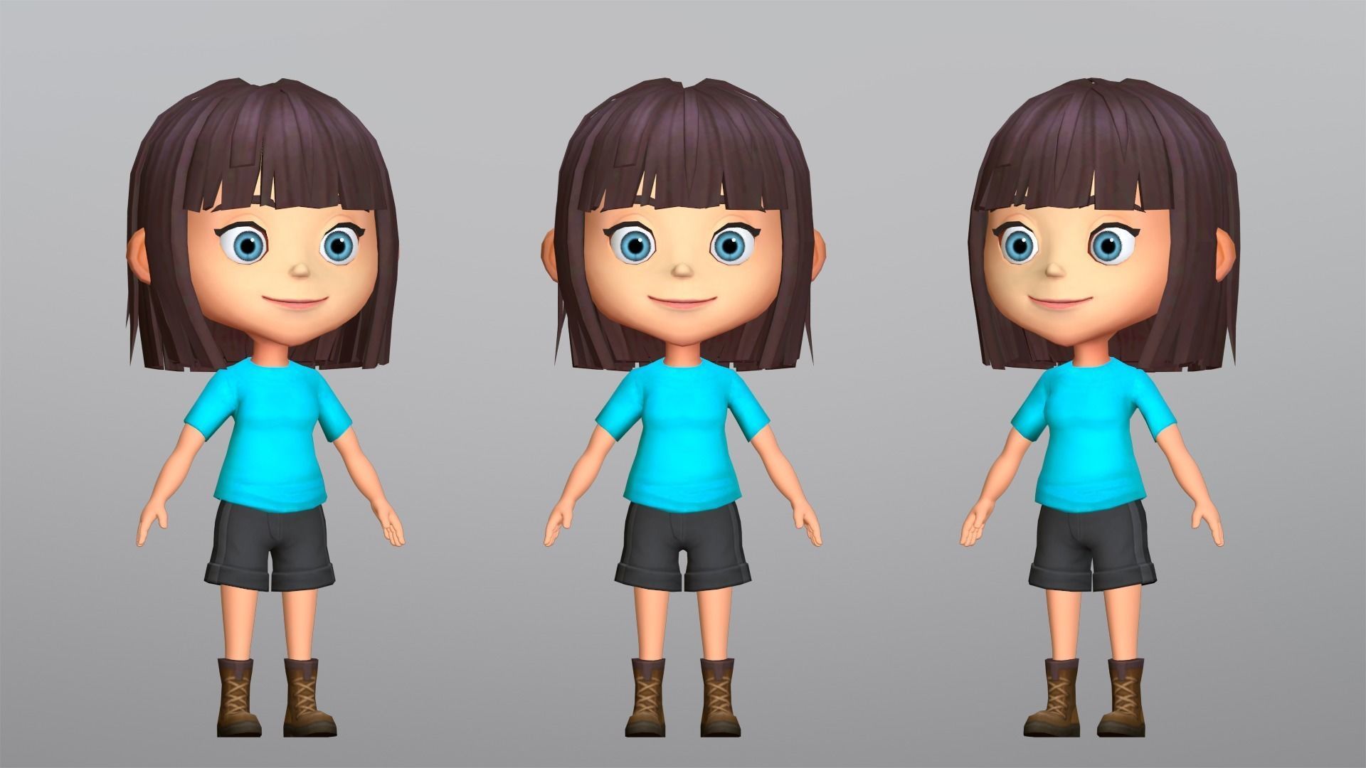 Cartoon Character 3D Model Collection_11
