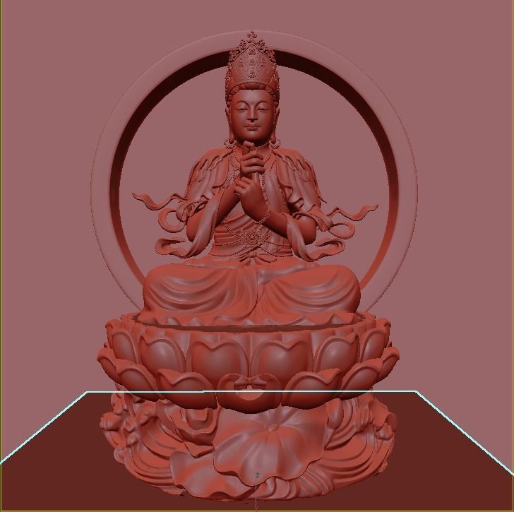 BUDDHA VAIROCANA 3D model_1
