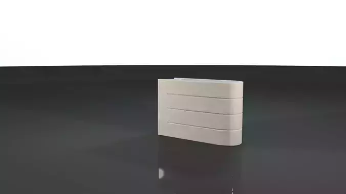 Tecpro Barrier 3D model 3D model