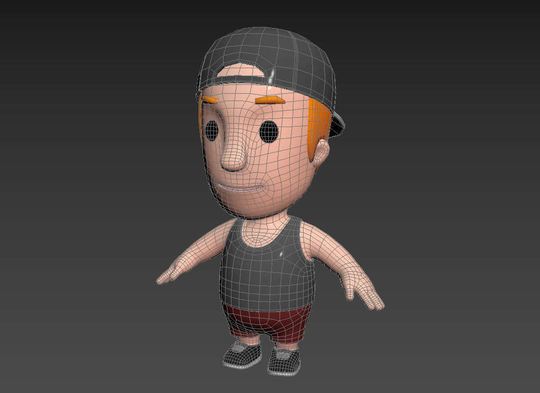 Little People 008 3D model_12