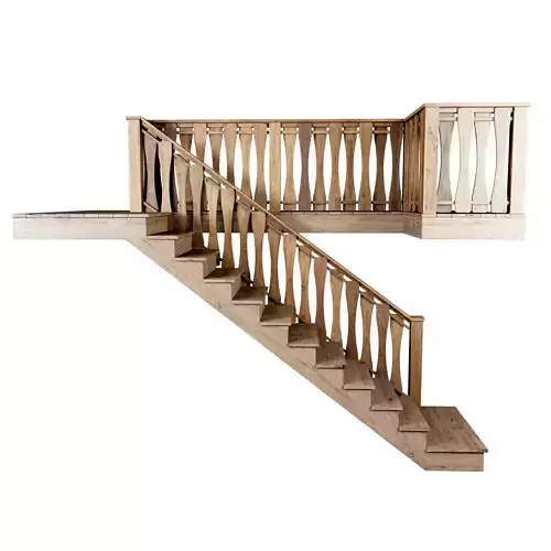 Wooden stair F021 