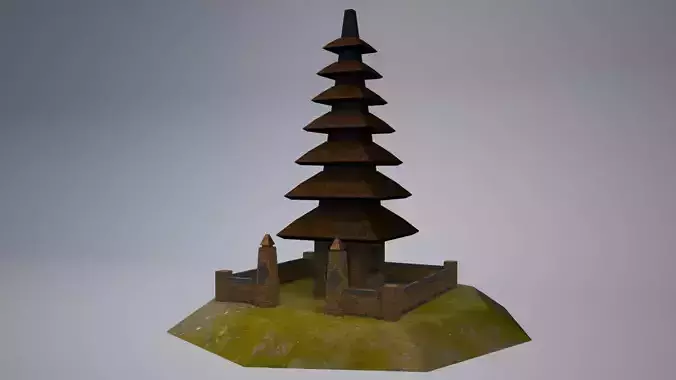 Pure Bali Hindu temple