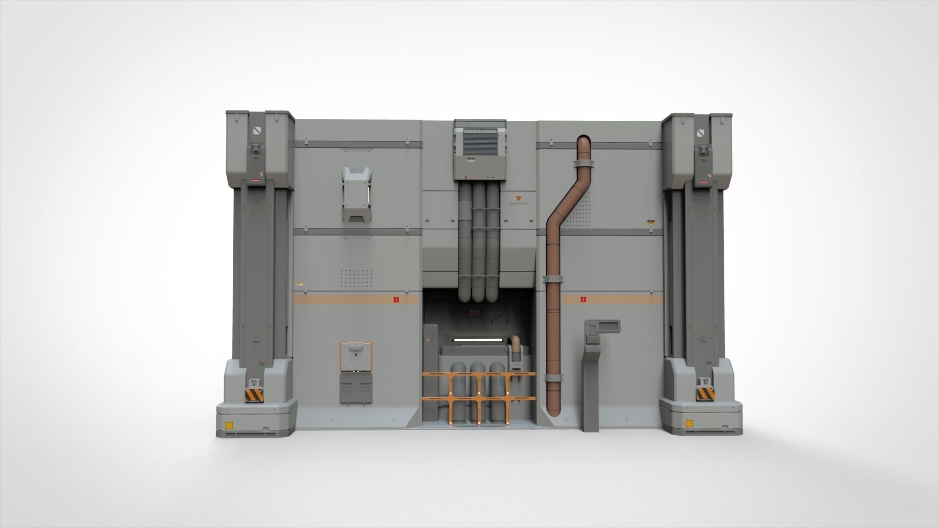 Sci Fi Modular Environment 11 3D model_4
