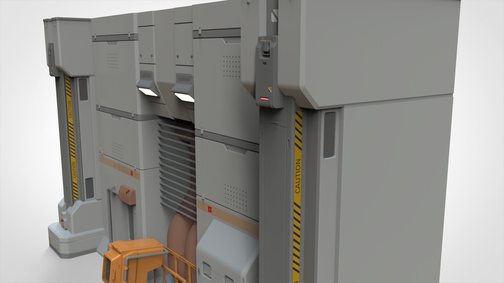 Sci Fi Modular Environment 11 3D model_24