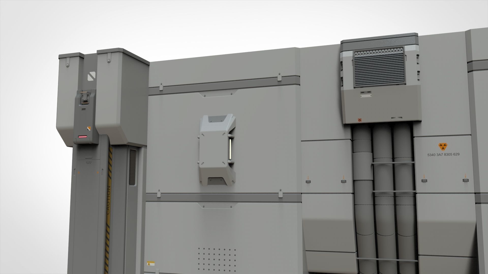 Sci Fi Modular Environment 11 3D model_7