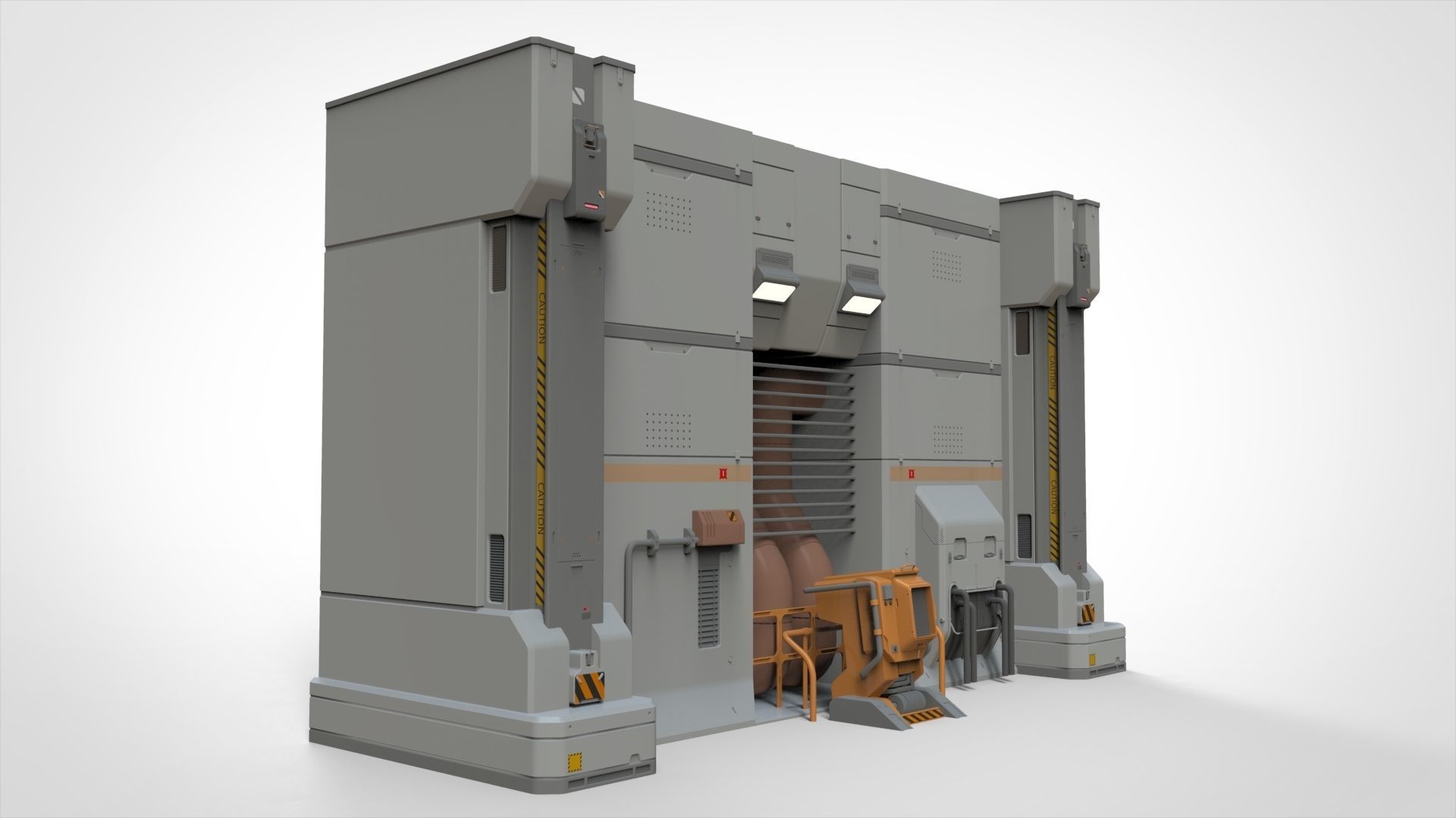 Sci Fi Modular Environment 11 3D model_15