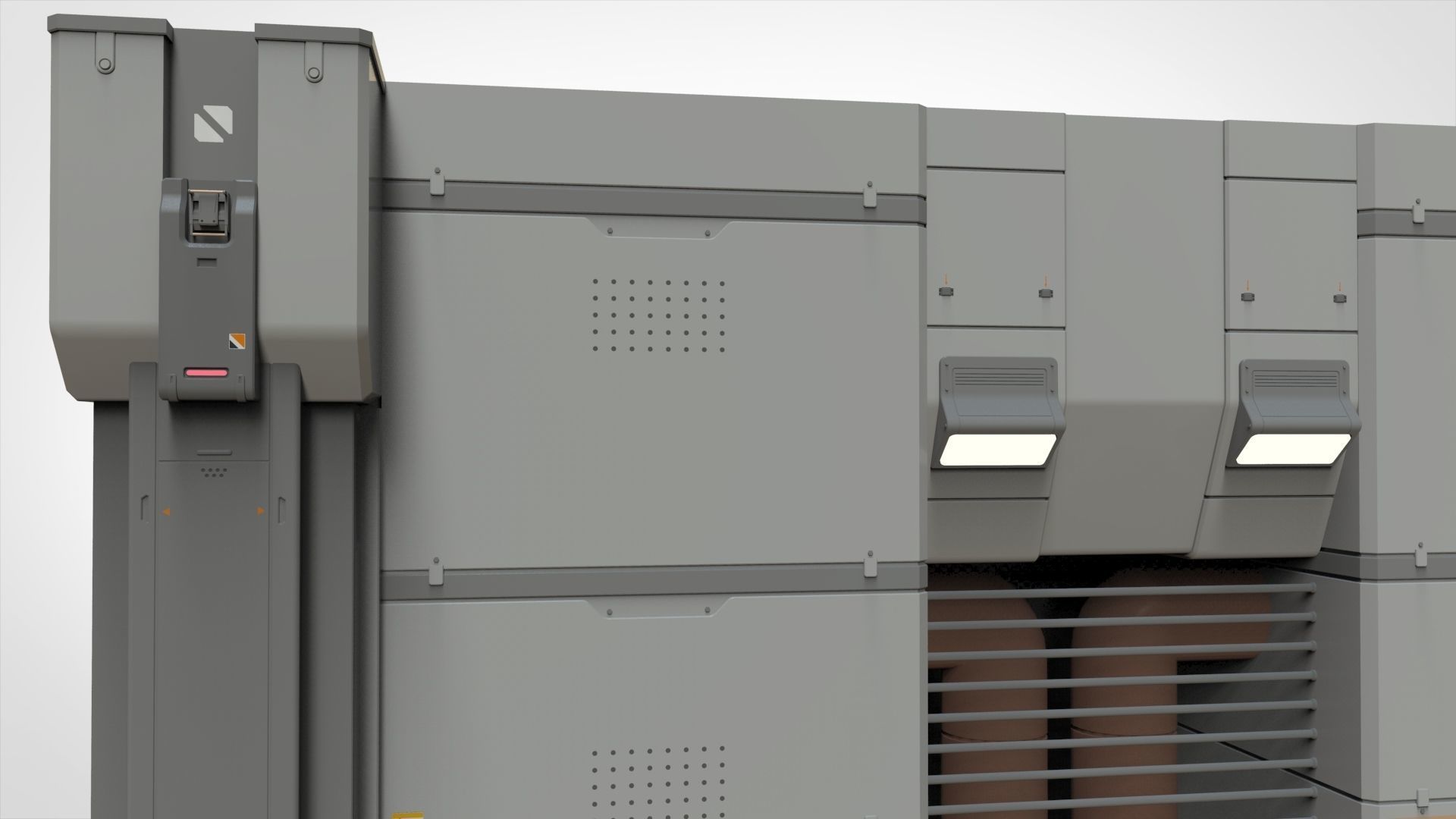 Sci Fi Modular Environment 11 3D model_18