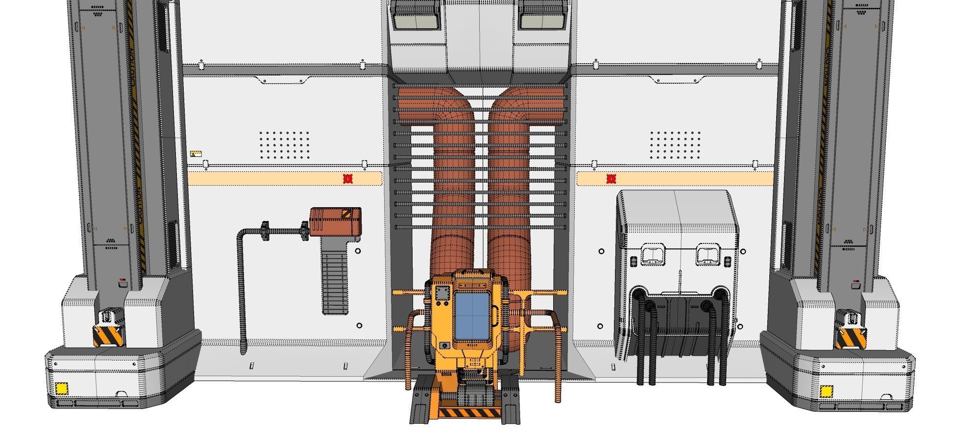 Sci Fi Modular Environment 11 3D model_34