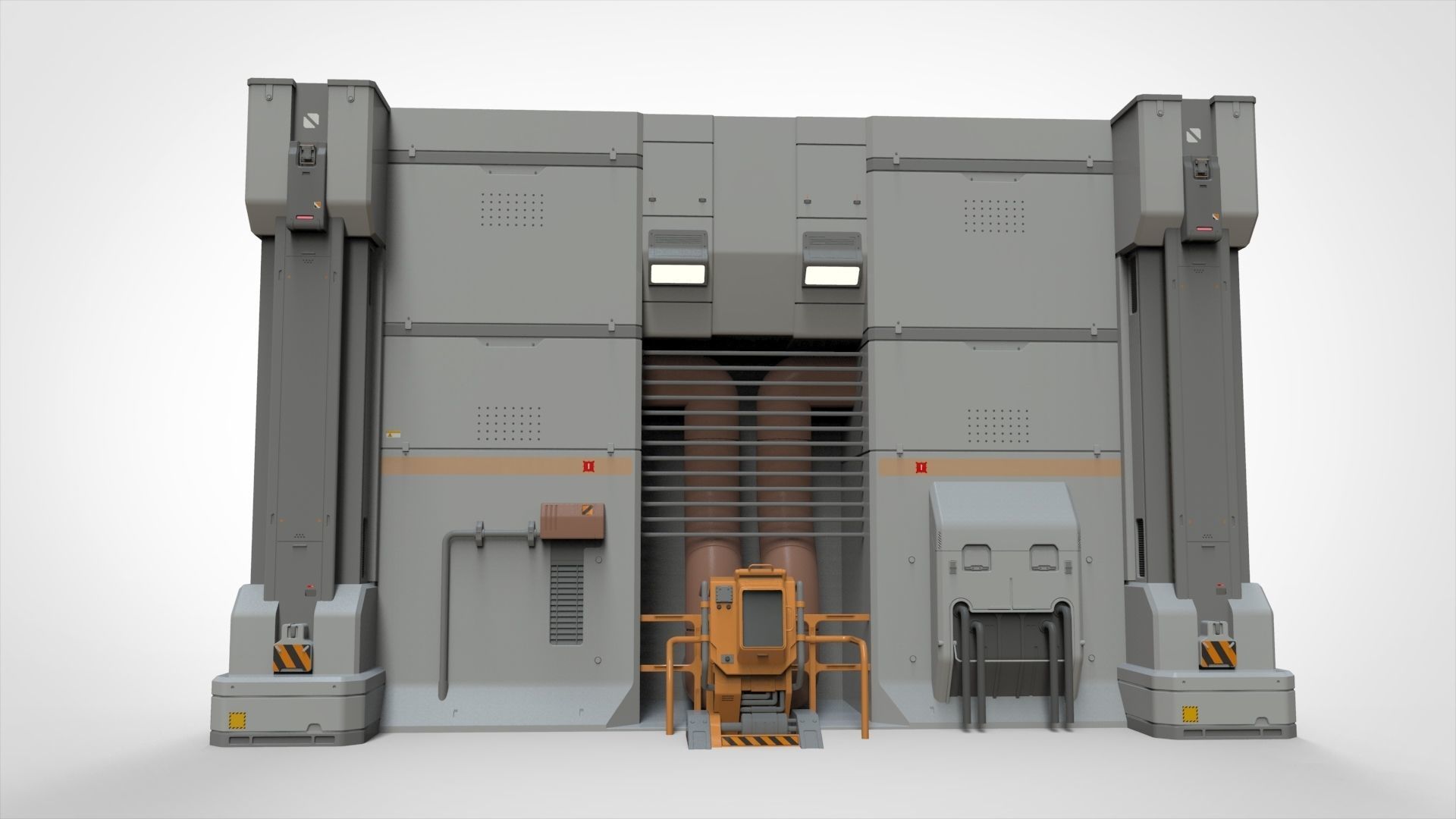 Sci Fi Modular Environment 11 3D model_16