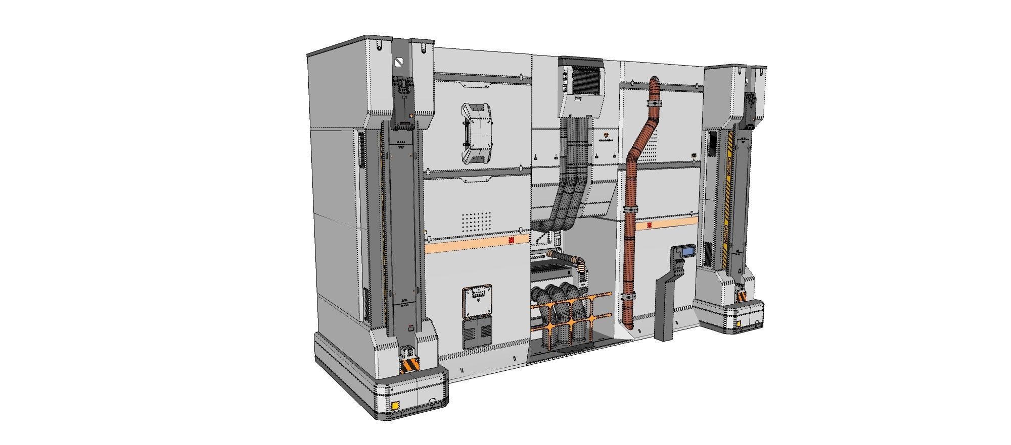 Sci Fi Modular Environment 11 3D model_26