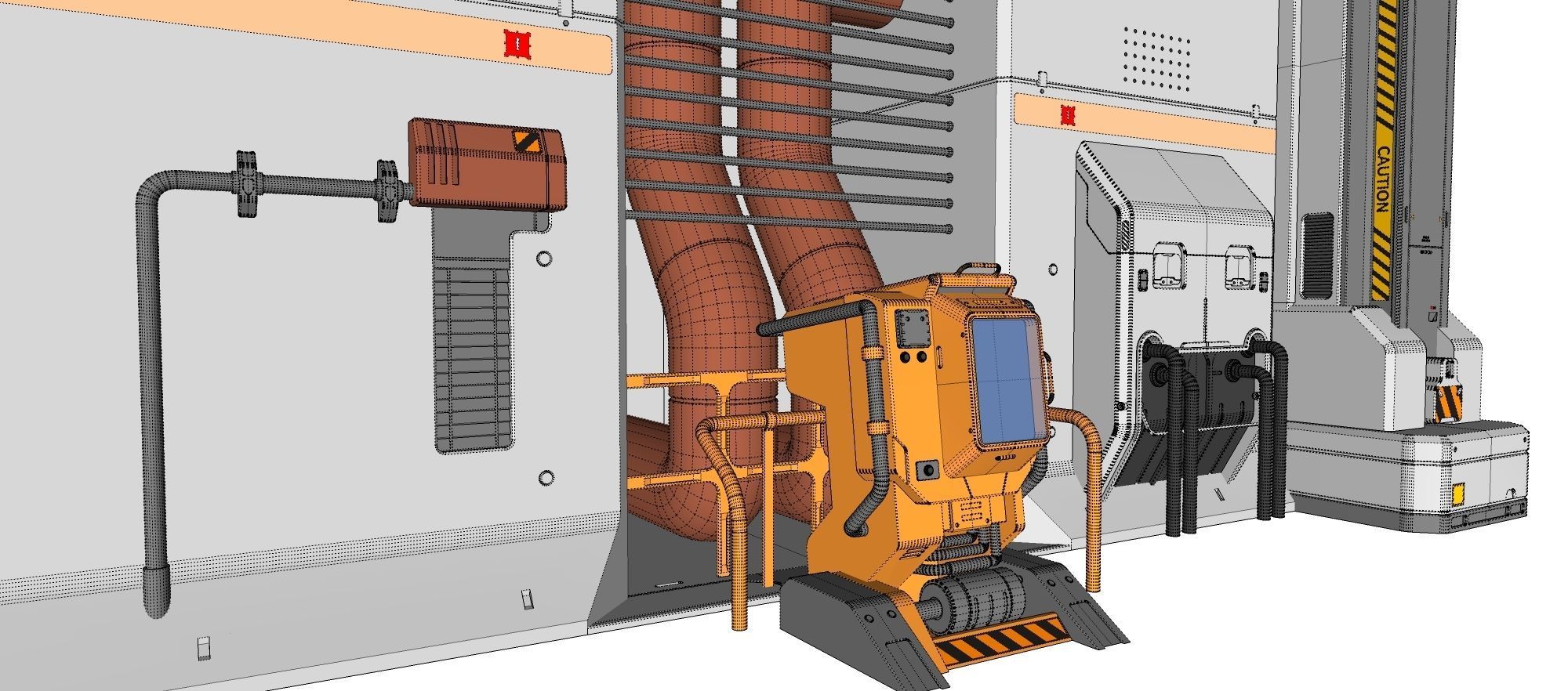 Sci Fi Modular Environment 11 3D model_35