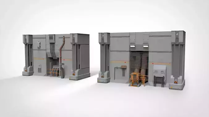 Sci Fi Modular Environment 11 3D model