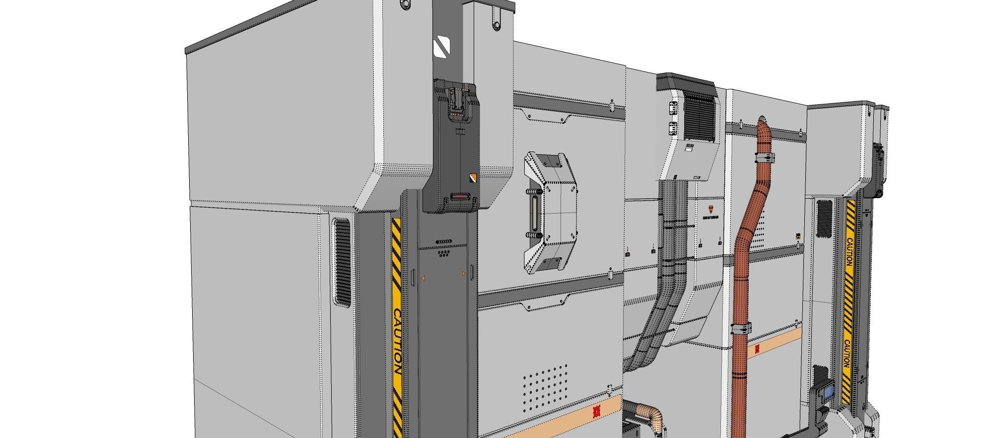 Sci Fi Modular Environment 11 3D model_27