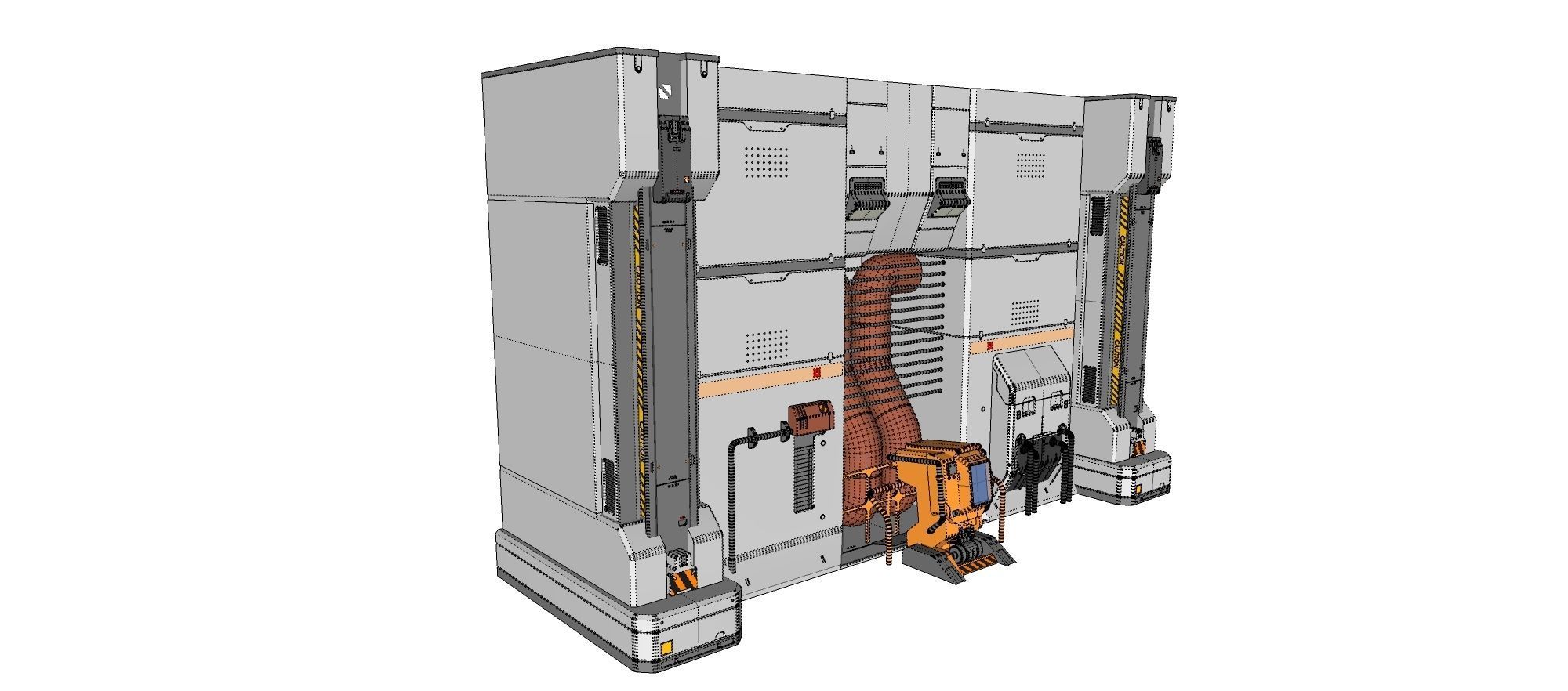 Sci Fi Modular Environment 11 3D model_32