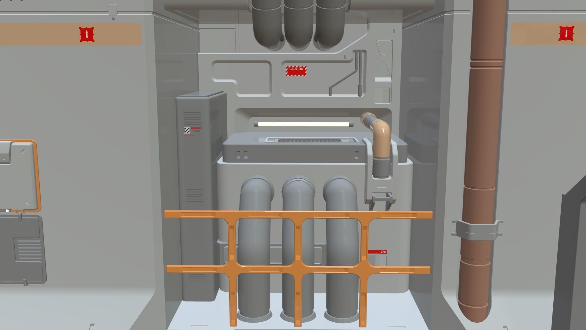 Sci Fi Modular Environment 11 3D model_9