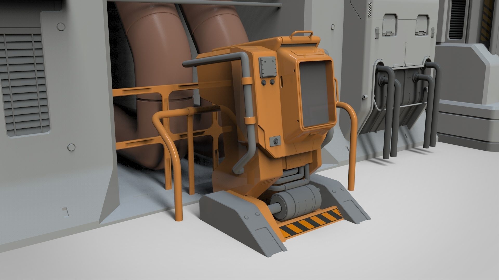 Sci Fi Modular Environment 11 3D model_22