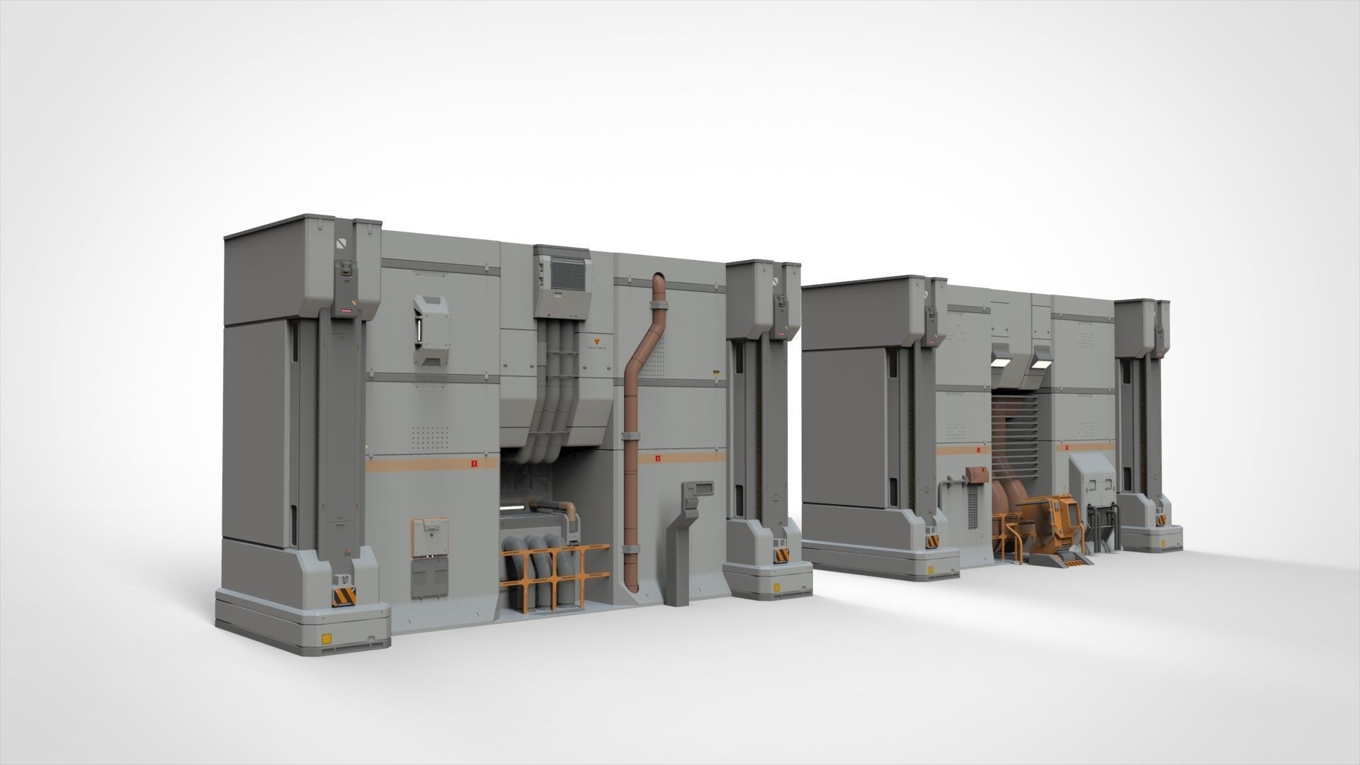 Sci Fi Modular Environment 11 3D model_2