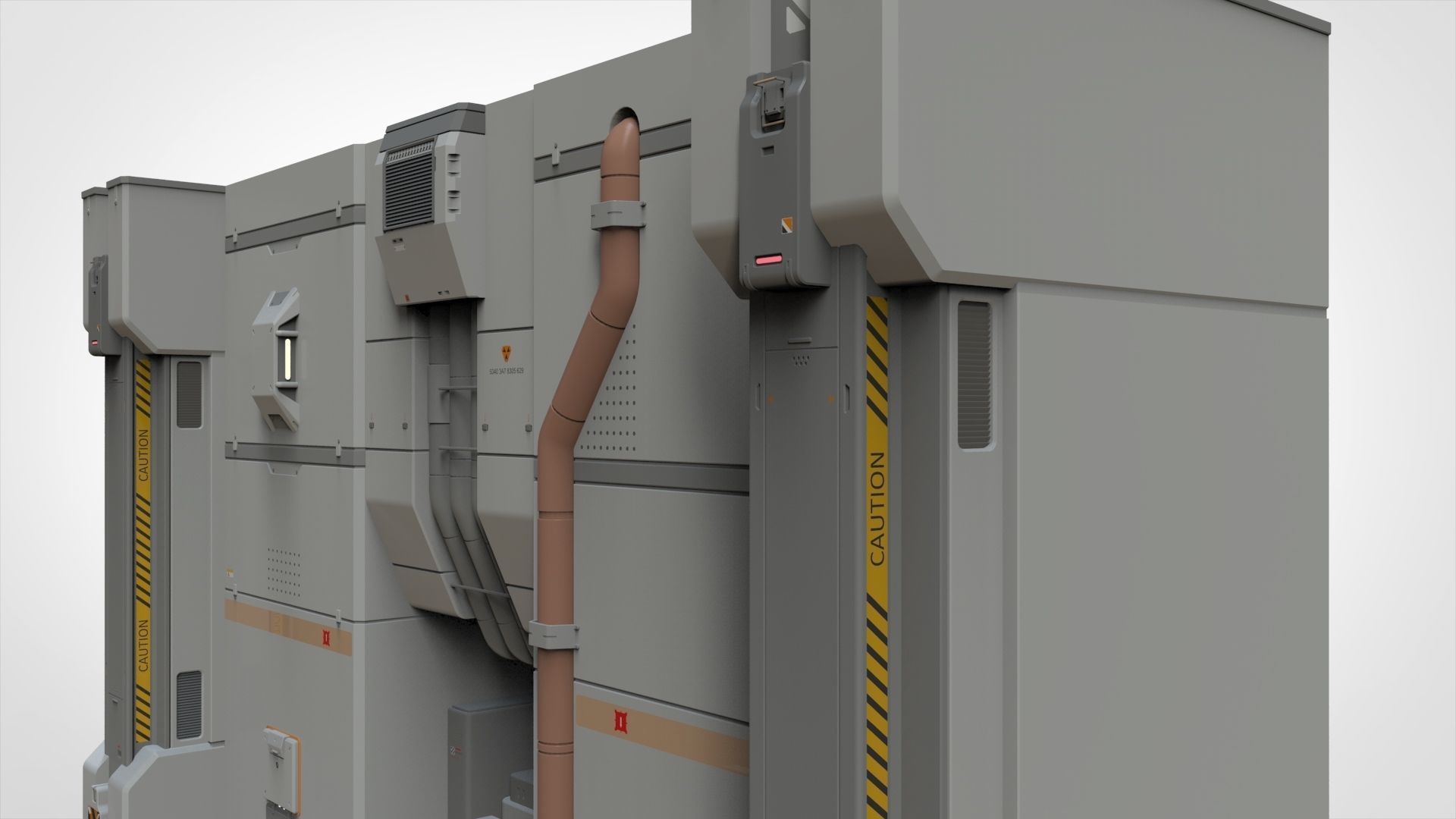 Sci Fi Modular Environment 11 3D model_14