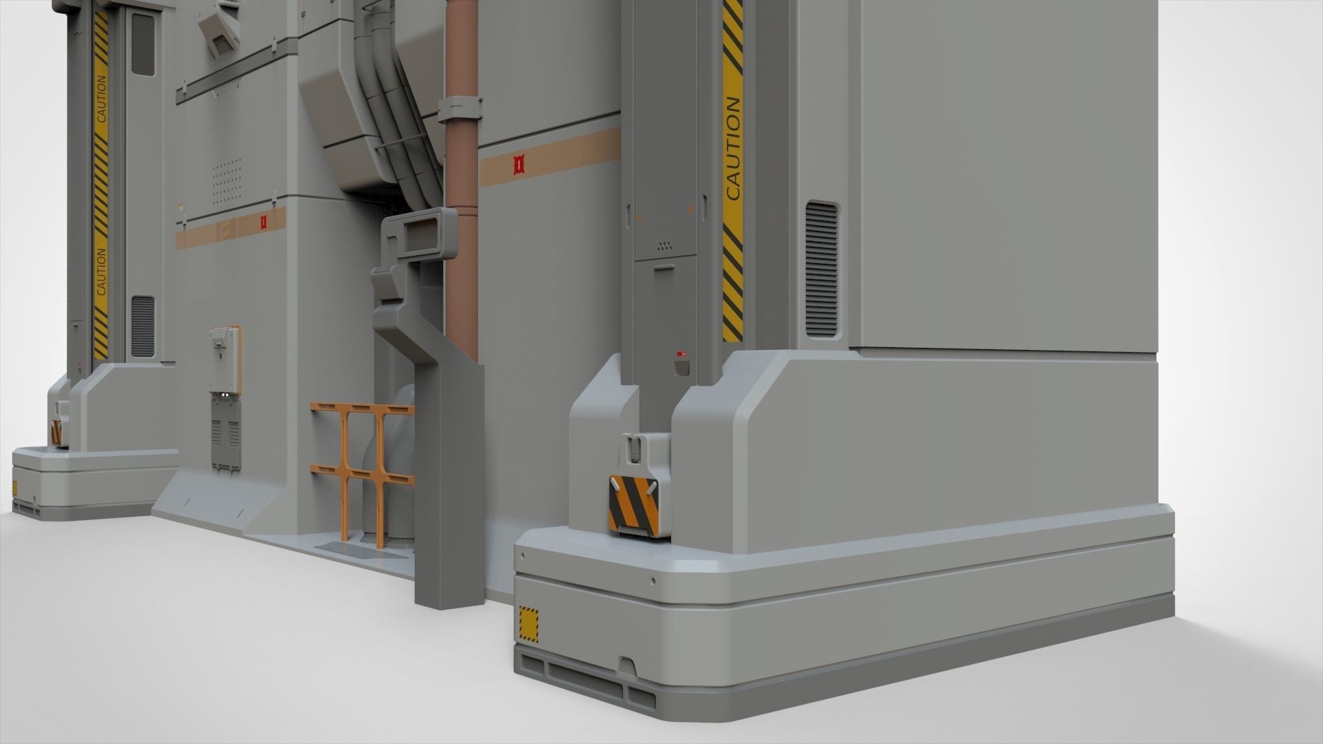 Sci Fi Modular Environment 11 3D model_13