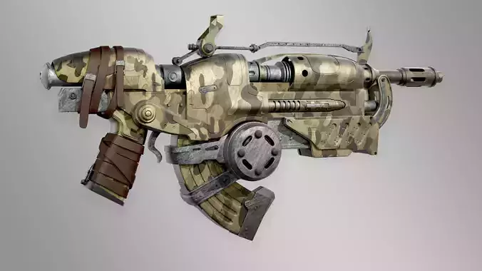  Weapon 3d Asset model lowpoly