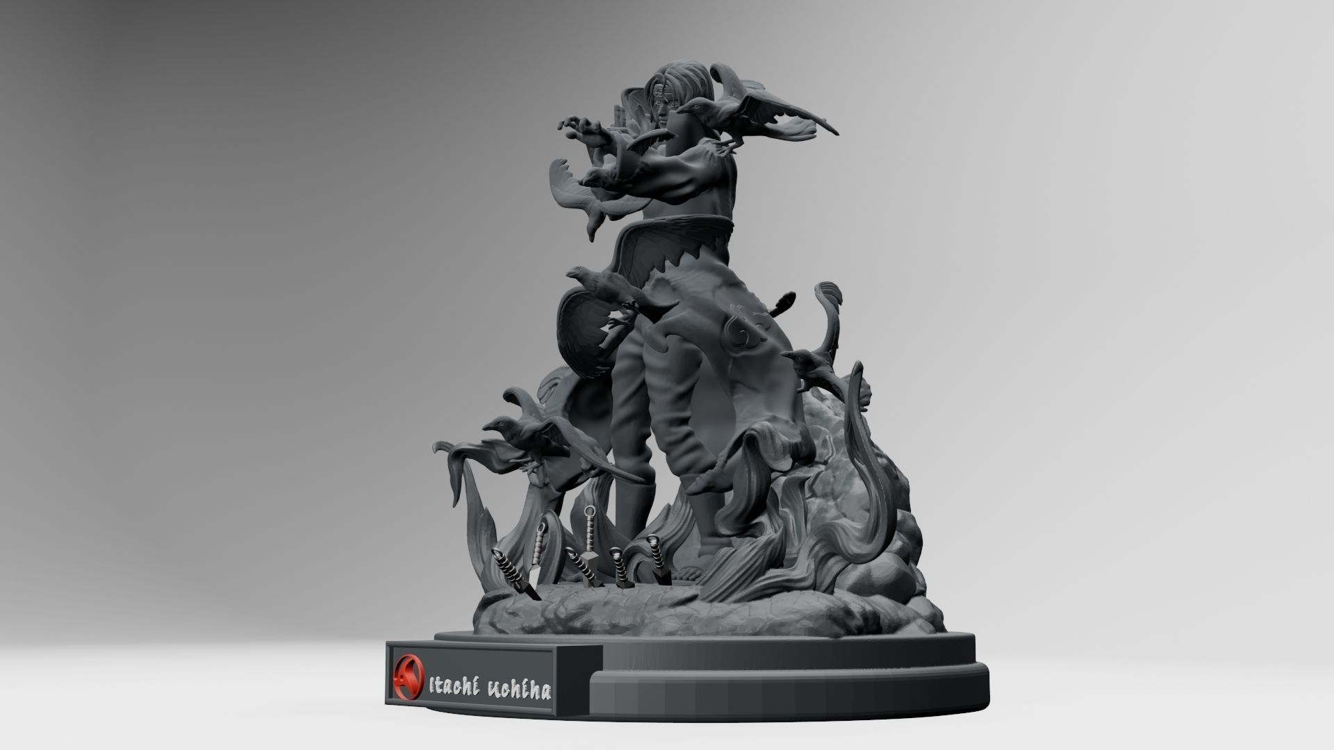 ITACHI UCHIHA - 3DPRINTING 3D print model_8